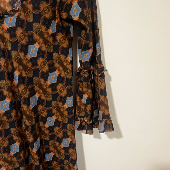 Cotton Midi Dress -XS - Picture 6 of 9